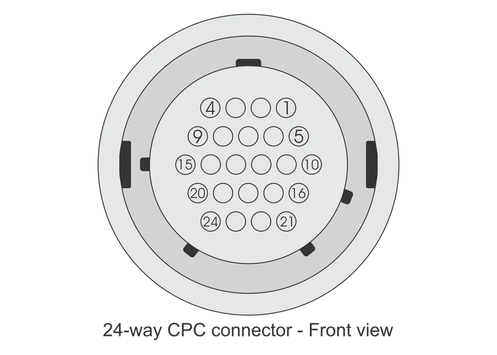 KIT CONNETTORE CPC A 24 VIE