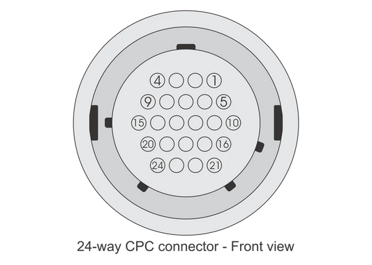 KIT CONNETTORE CPC A 24 VIE
