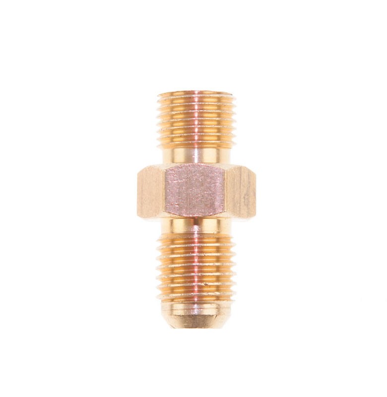 4AN NIPPLES FOR TURBO OIL DELIVERY WITH THROTTLE FOR BEARING-MOUNTED TURBINES (JIC 7/16" x 20) 