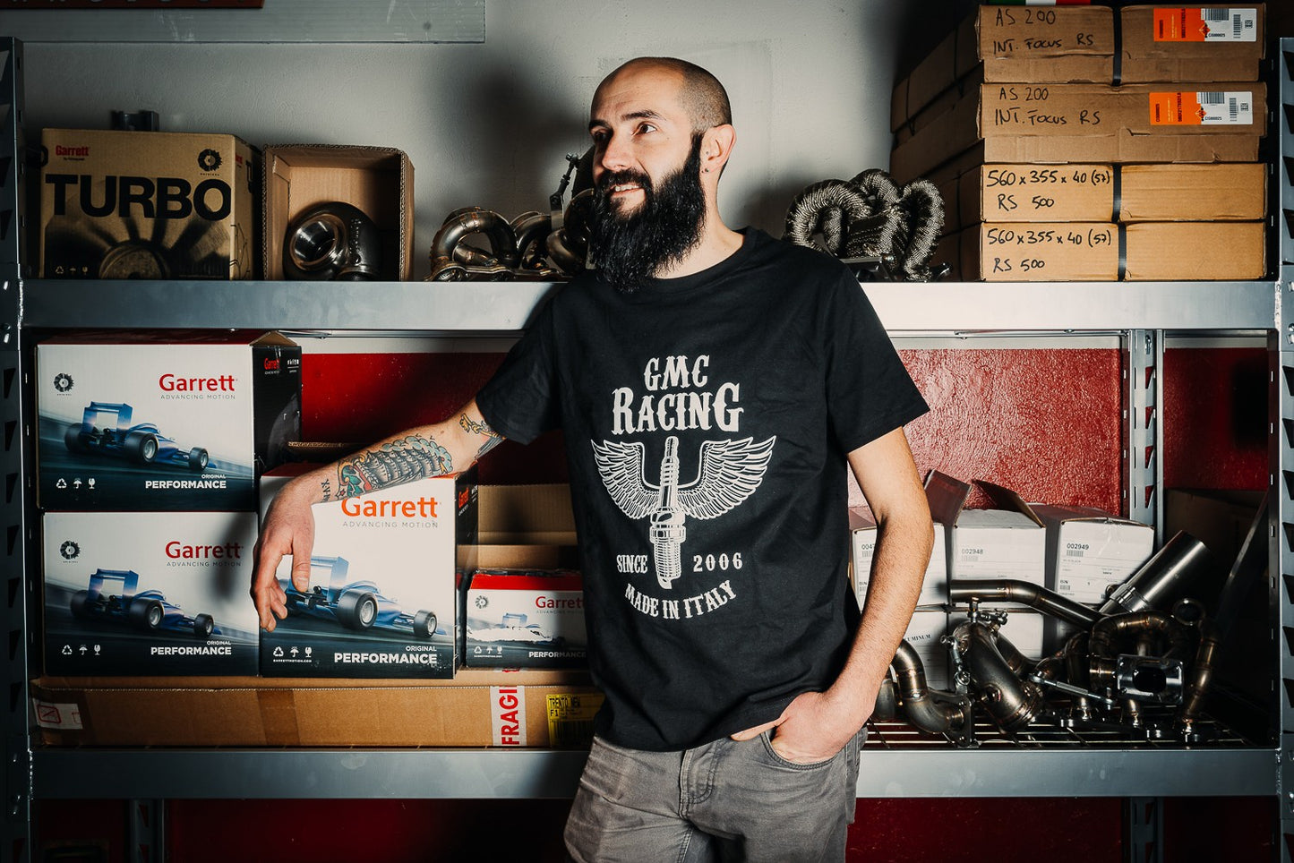 T-SHIRT LOGO CANDELA VINTAGE