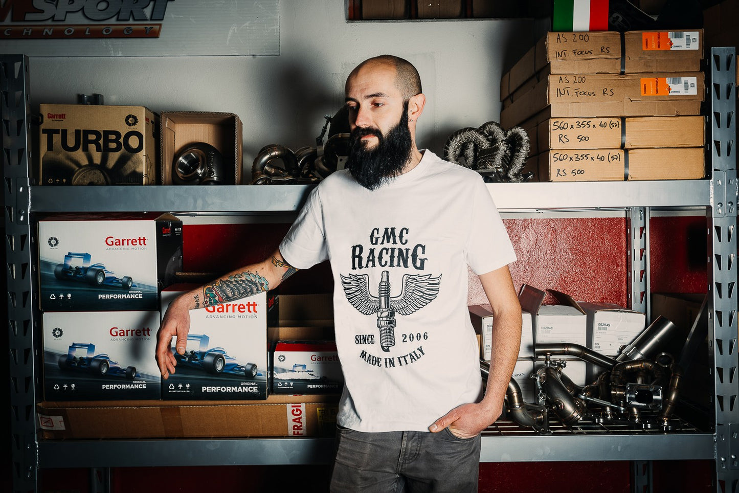 T-SHIRT LOGO CANDELA VINTAGE