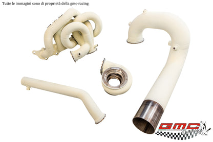 KIT COLLETTORE ATTACCO TURBO SERIE G CON WASTEGATE ESTERNA CON KIT DOWNPIPE