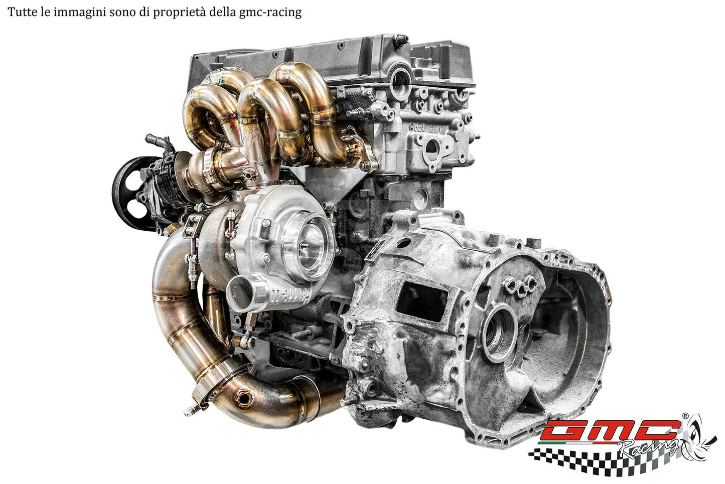 KIT TURBO PER MITSUBISHI LANCER EVO VI-VII-VIII-IX PER POTENZE FINO A 600cv CON WASTEGATE ESTERNA CON RIENTRO WASTEGATE