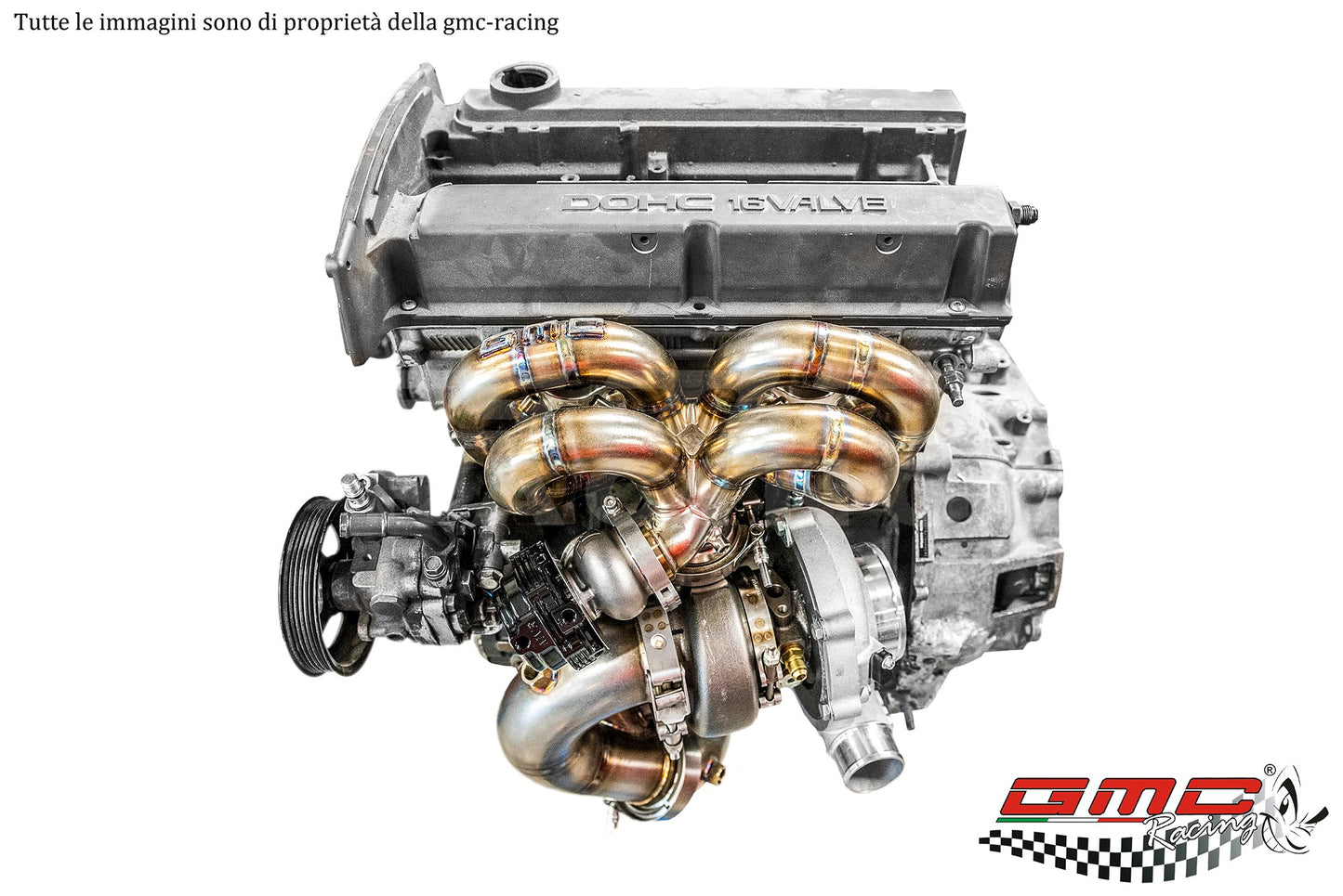 KIT TURBO PER MITSUBISHI LANCER EVO VI-VII-VIII-IX PER POTENZE FINO A 600cv CON WASTEGATE ESTERNA CON RIENTRO WASTEGATE