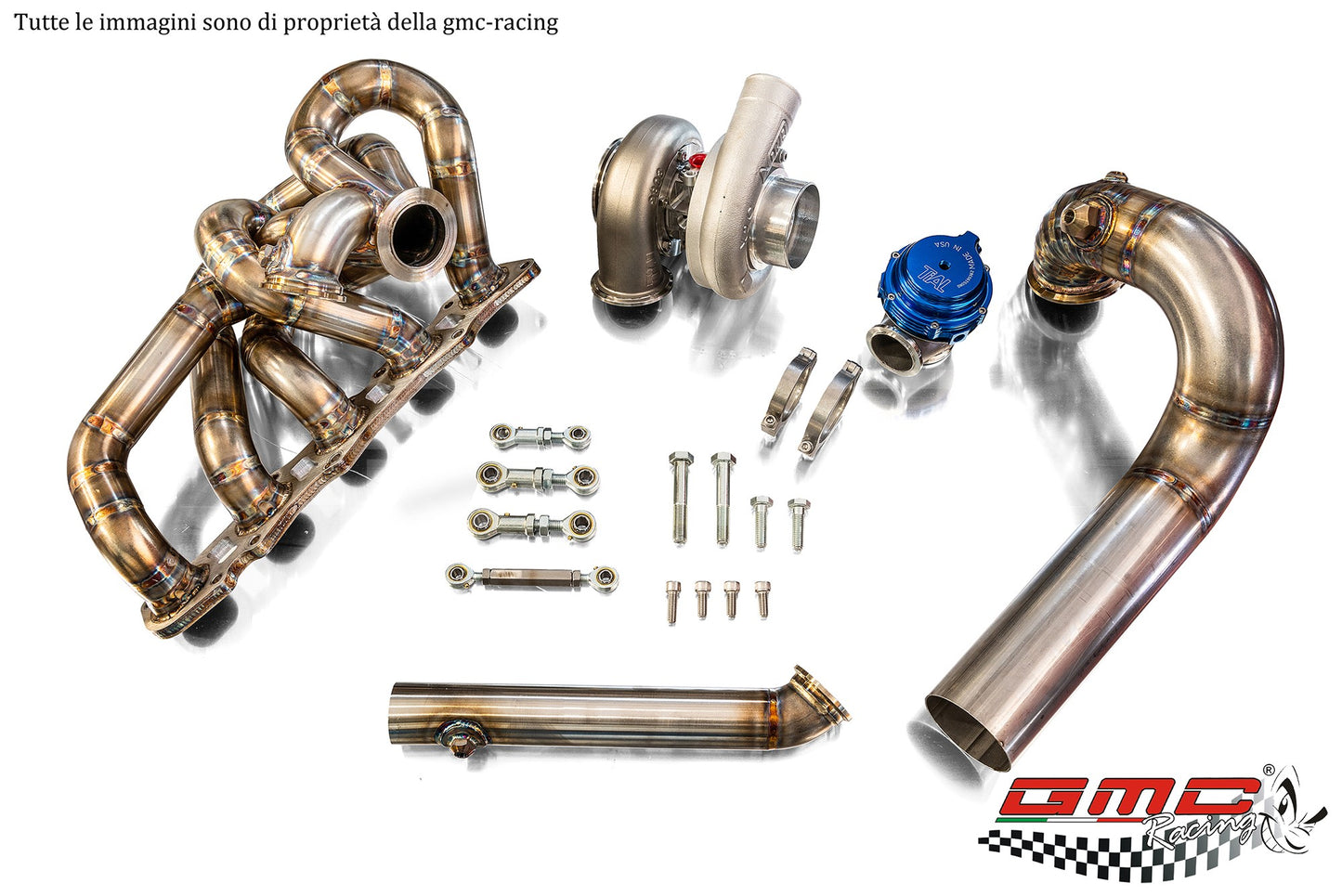 KIT TURBO 20V per POTENZE FINO A 600CV CON WASTEGATE ESTERNA E TURBINA XONA XR5757S X2C