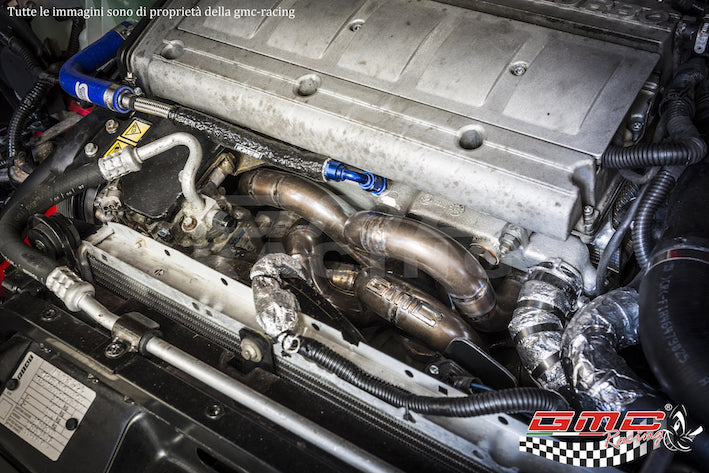 COLLETTORE IN INOX PER FIAT COUPE' 20V TURBO CON ATTACCO TURBO ORIGINALE