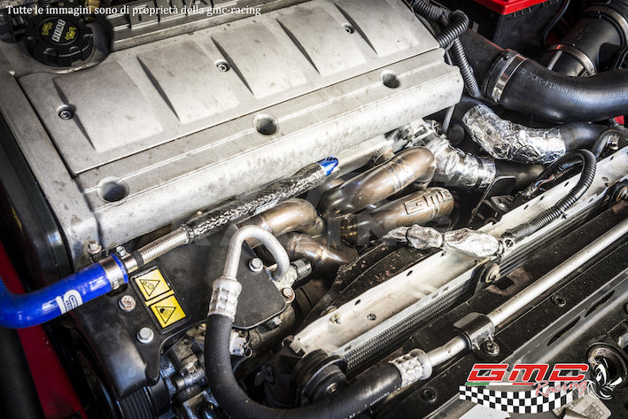 COLLETTORE IN INOX PER FIAT COUPE' 20V TURBO CON ATTACCO TURBO ORIGINALE