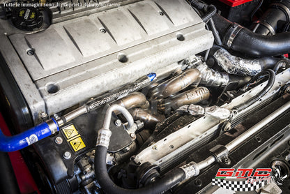 COLLETTORE IN INOX PER FIAT COUPE' 20V TURBO CON ATTACCO TURBO ORIGINALE