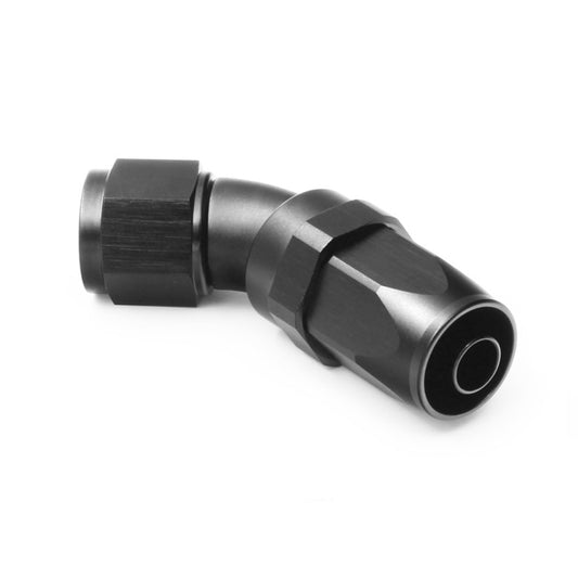 ERGAL, RACCORDO RIUTILIZZABILE 45° FEMMINA 12AN (JIC 1 1/16" x 12) gomma nero