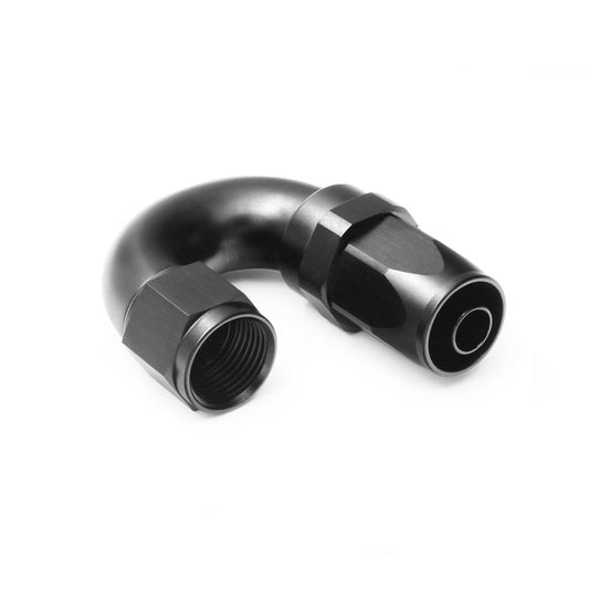 ERGAL, RACCORDO RIUTILIZZABILE FEMMINA 180 6AN (JIC 9/16" x 18) gomma nero