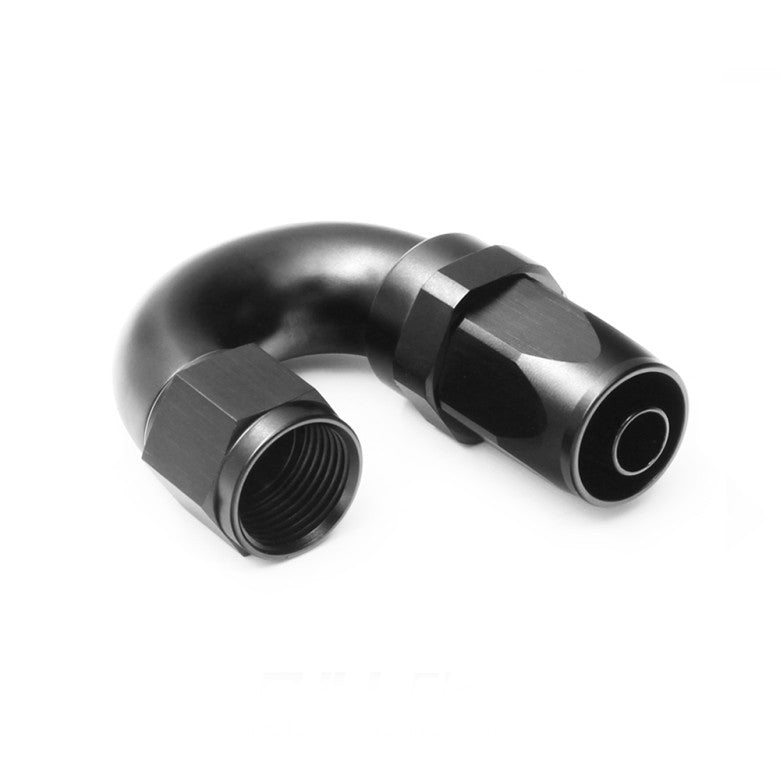 ERGAL, RACCORDO RIUTILIZZABILE 180 FEMMINA 8AN (JIC 3/4" x 16) gomma nero