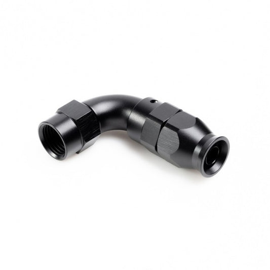 ERGAL, RACCORDO 90° ALTA PRESSIONE 6AN (JIC 9/16" x 18) teflon nero