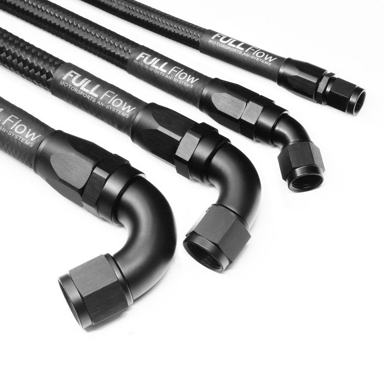 STEEL / RUBBER HOSE 12AN INT. 17.47MM - EXT. 23.82MM black