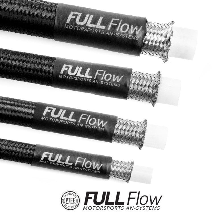 TEFLON TUBE, STEEL TUBE / TEFLON 8AN INT. 10.60MM - EXT. 12.75MM black