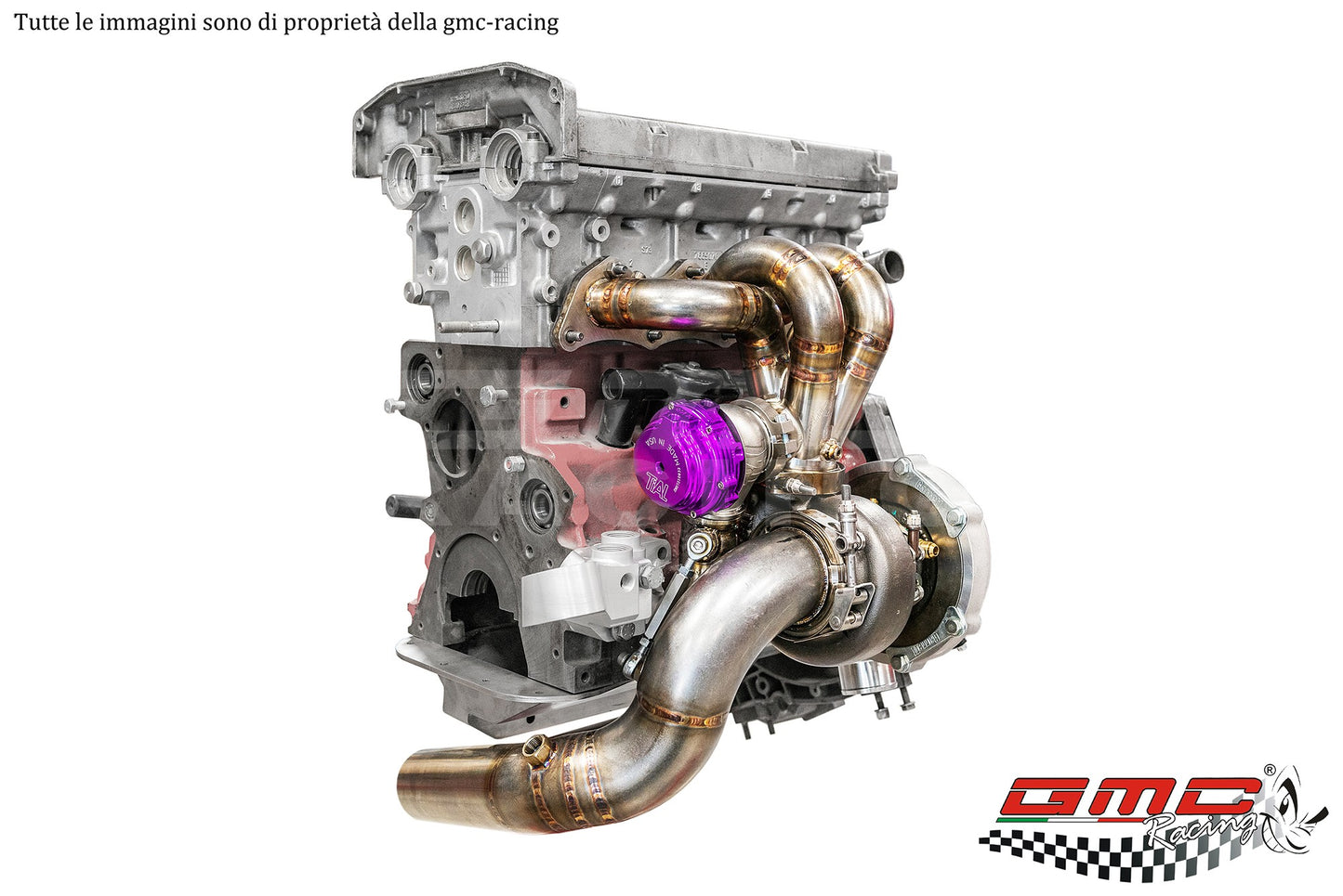 KIT COLLETTORE 16V/EVO A CUORE CON WASTEGATE ESTERNA TIAL MV-R E KIT DOWNPIPE