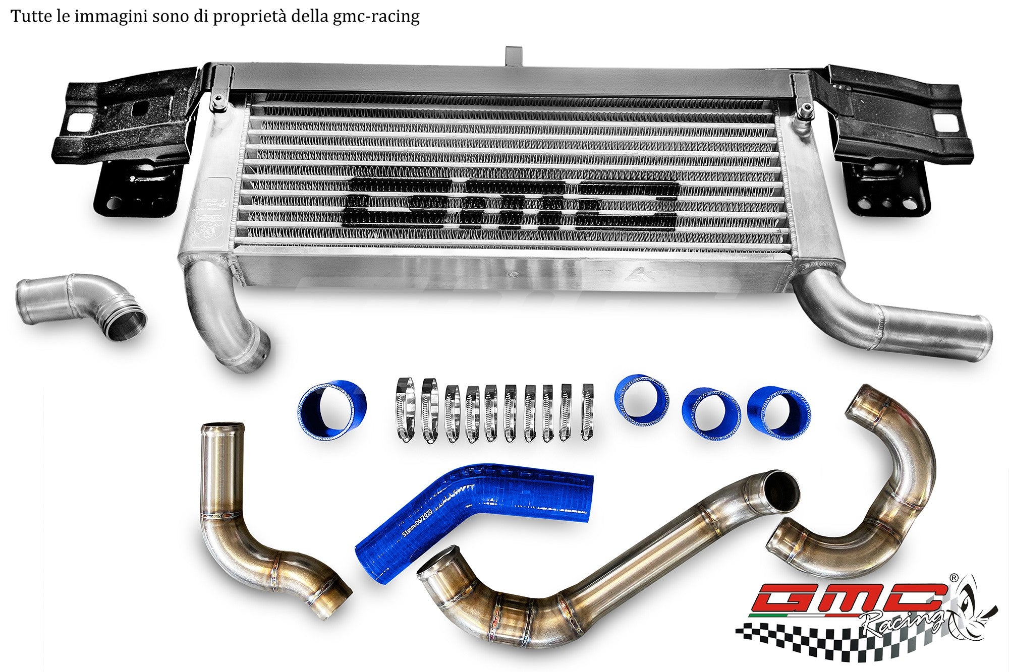RACING FRONT INTERCOOLER KIT FOR ABARTH 500 – GMC RACING