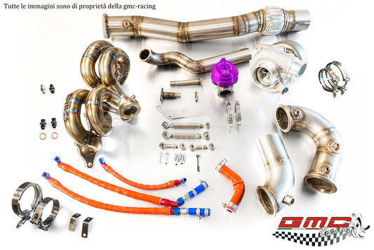 KIT TURBO PER MITSUBISHI LANCER EVO VI-VII-VIII-IX PER POTENZE FINO A 500cv CON WASTEGATE ESTERNA