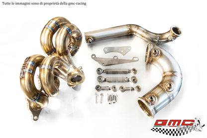 STAINLESS STEEL MANIFOLD FOR MITSUBISHI LANCER EVO VII VIII IX WITH EXTERNAL WASTEGATE AND DOWNPIPE KIT