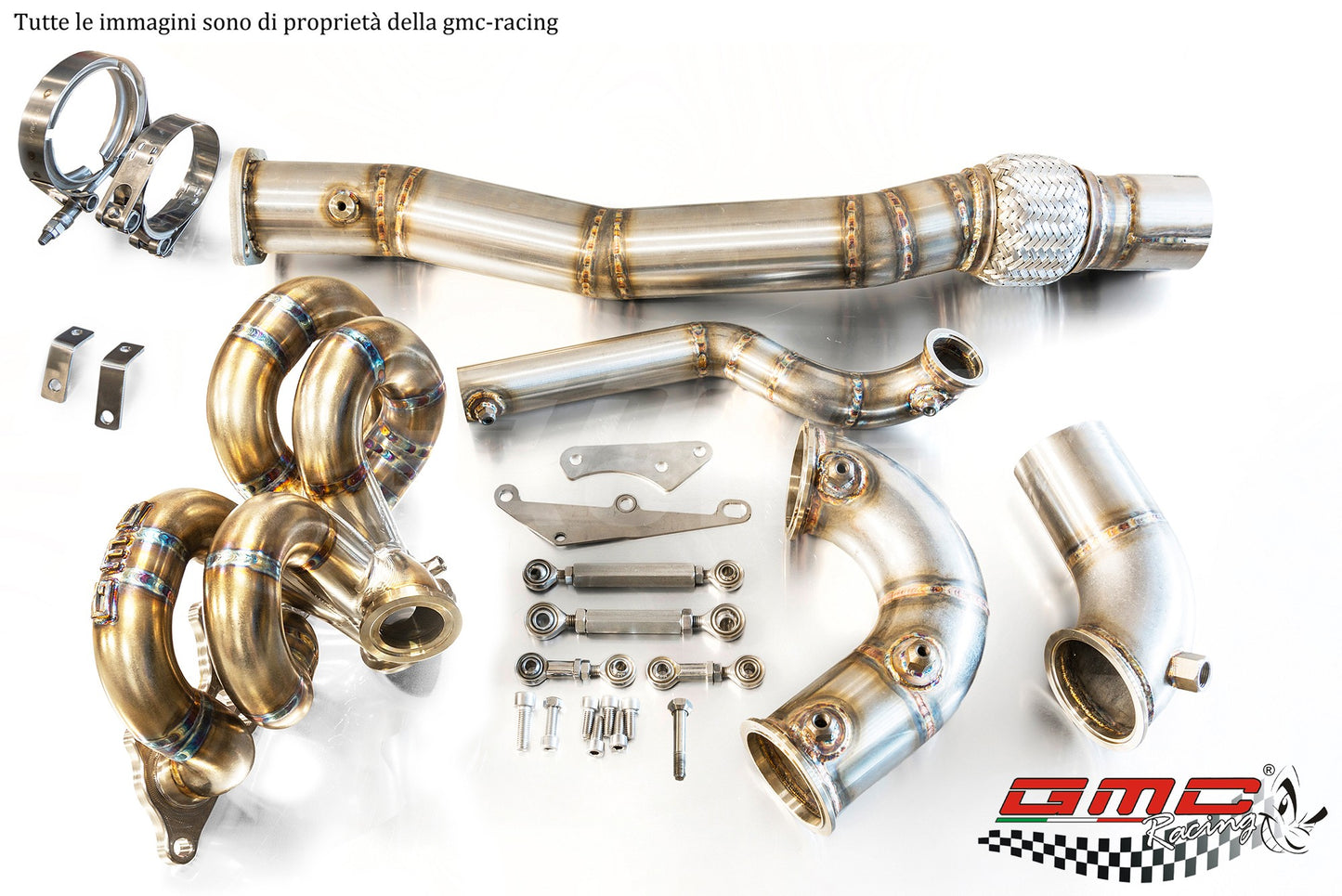 STAINLESS STEEL MANIFOLD FOR MITSUBISHI LANCER EVO VII VIII IX WITH EXTERNAL WASTEGATE AND DOWNPIPE KIT