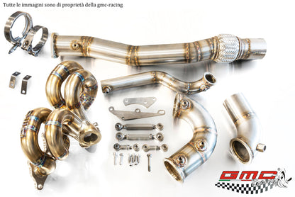 STAINLESS STEEL MANIFOLD FOR MITSUBISHI LANCER EVO VII VIII IX WITH EXTERNAL WASTEGATE AND DOWNPIPE KIT