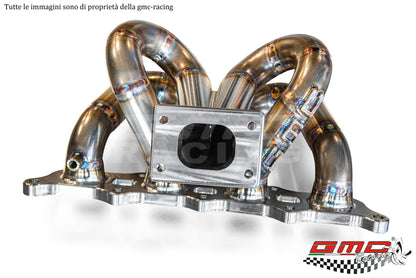 STAINLESS STEEL MANIFOLD FOR ABARTH 1.4 T-JET WITH DOWNPIPE KIT AND WATER PIPE KIT