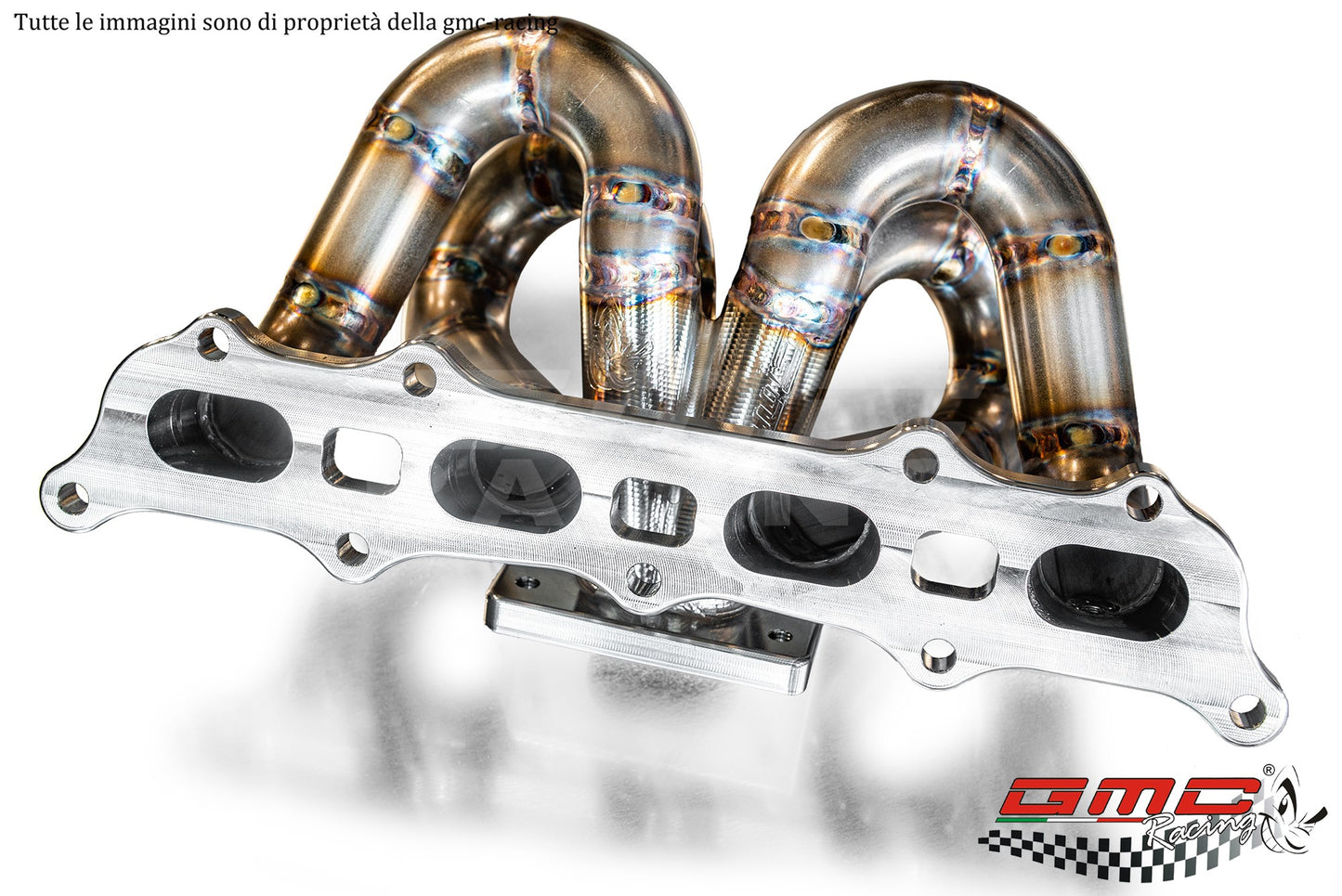 STAINLESS STEEL MANIFOLD FOR ABARTH 1.4 T-JET WITH DOWNPIPE KIT AND WATER PIPE KIT