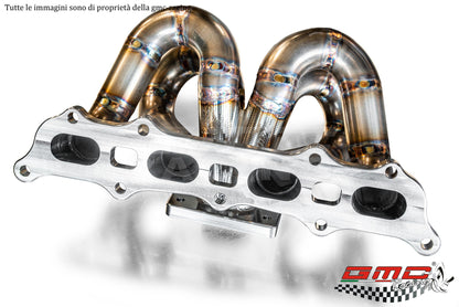 STAINLESS STEEL MANIFOLD FOR ABARTH 1.4 T-JET WITH DOWNPIPE KIT AND WATER PIPE KIT