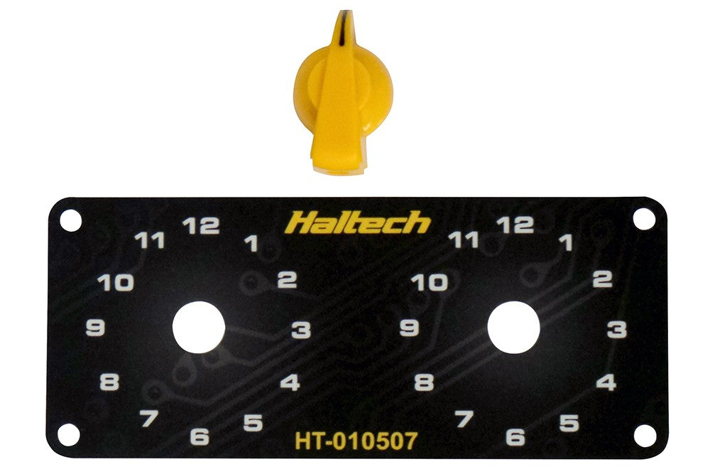 HALTECH Kit pannello interruttori doppio