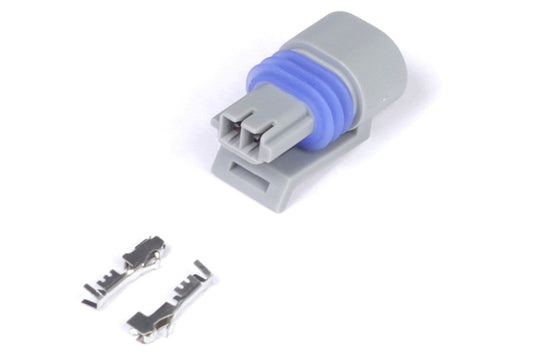 HALTECH Solo spina e pin - Delphi 2 pin stile GM Connettore temperatura aria (grigio)