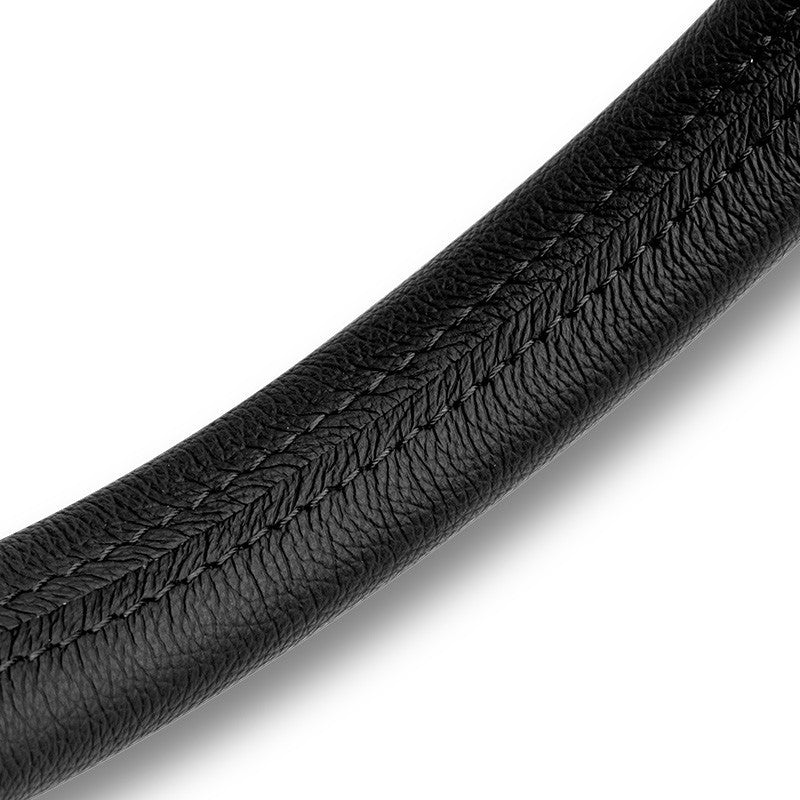 MOMO JET STEERING WHEEL BLACK LEATHER