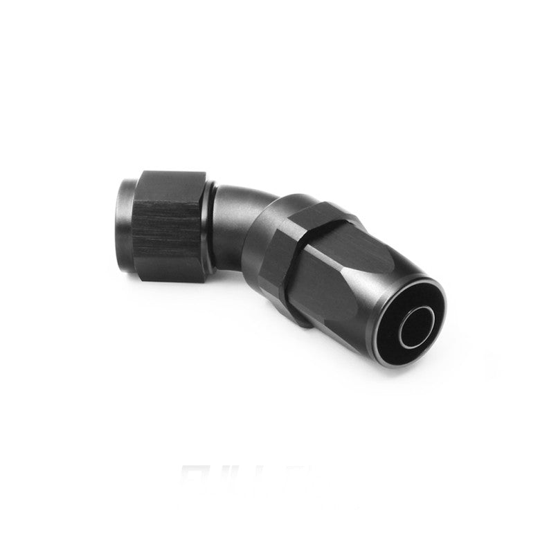 ERGAL, RACCORDO RIUTILIZZABILE 45° FEMMINA 8AN (JIC 3/4" x 16) gomma nero