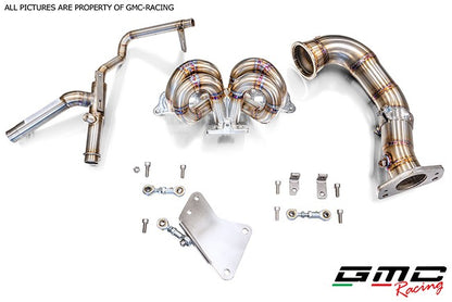 KIT COLLETTORE ATTACCO GARRETT 1446 CON KIT DOWNPIPE E KIT TUBO ACQUA
