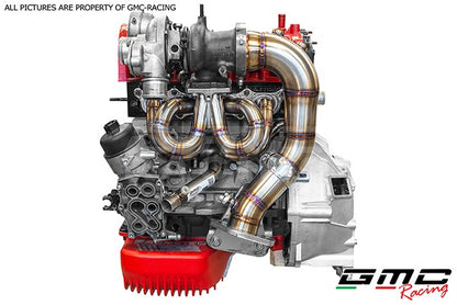 KIT COLLETTORE ATTACCO GARRETT 1446 CON KIT DOWNPIPE E KIT TUBO ACQUA