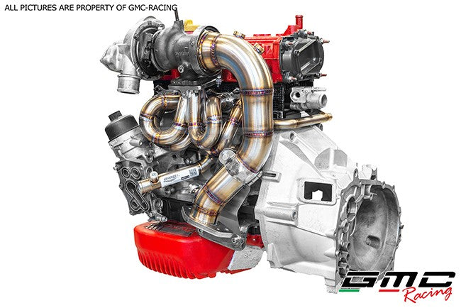 KIT COLLETTORE ATTACCO GARRETT 1446 CON KIT DOWNPIPE E KIT TUBO ACQUA