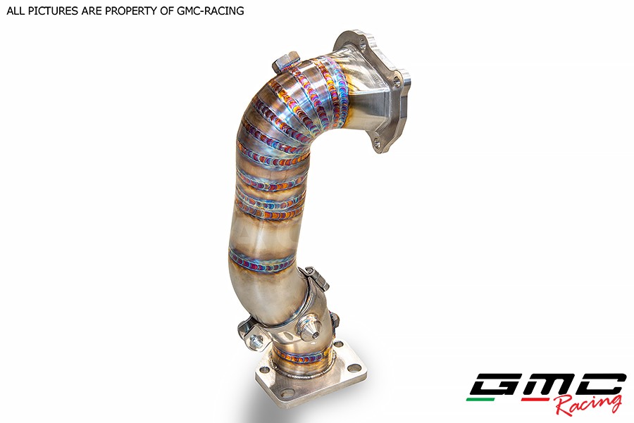 KIT COLLETTORE ATTACCO TURBO T25 CON KIT DOWNPIPE E TUBO ACQUA