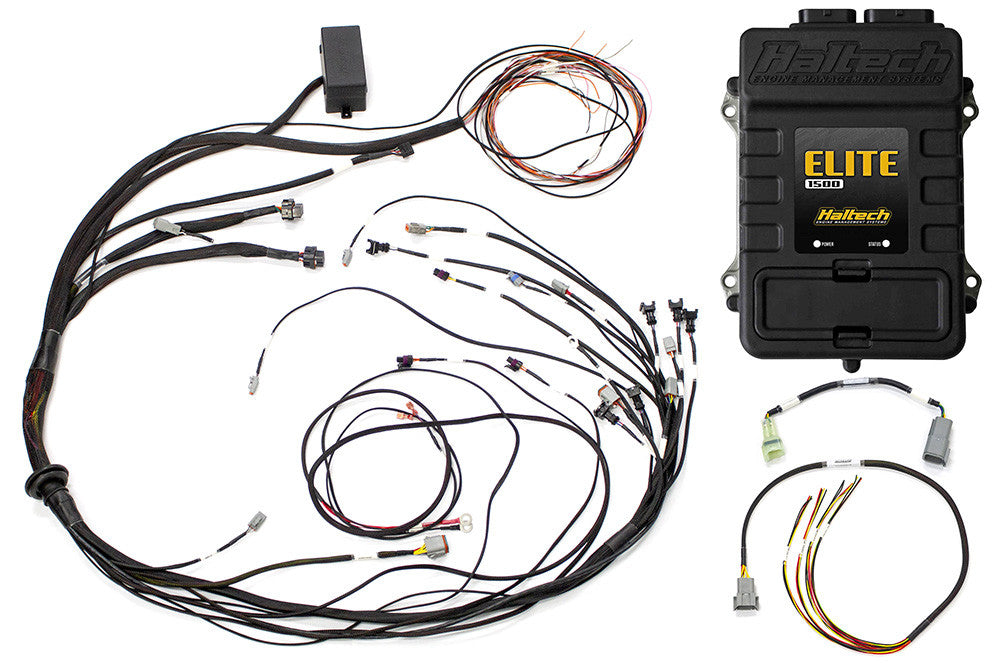 HALTECH Elite 1500 + Kit cablaggio terminato di accensione per Mazda 13B S4/5 CAS con fili liberi