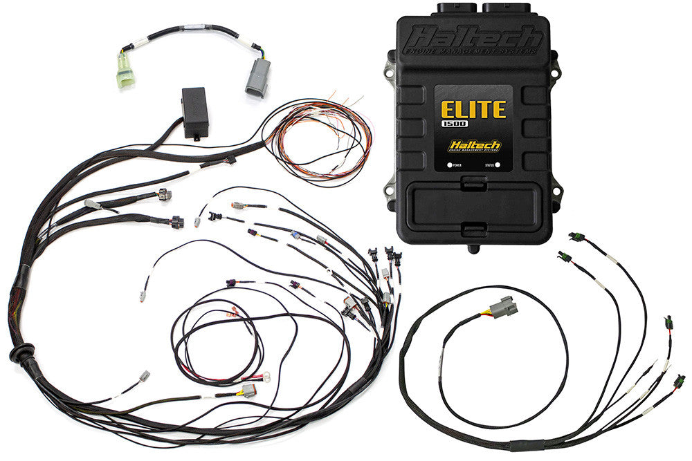 HALTECH Elite 1500 + Kit cablaggio terminato per Mazda 13B S4/5 CAS con Accensione IGN-1A