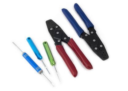 HALTECH Set di pinze crimpatrici doppie con 3 strumenti per la rimozione dei pin