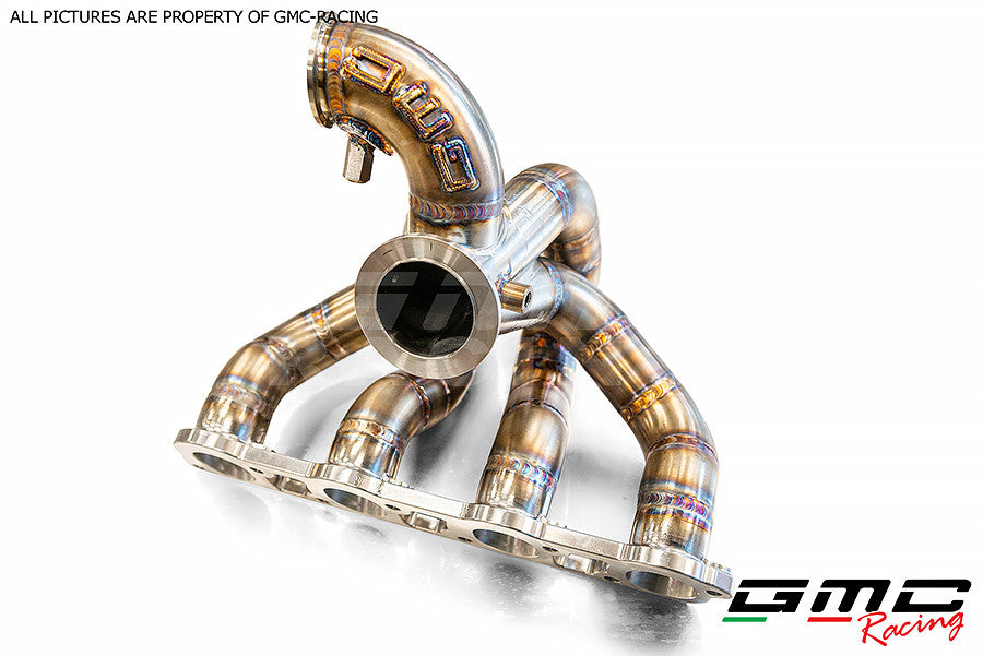 KIT COLLETTORE 75 CON ATTACCO TURBO TIAL E WASTEGATE A RIENTRO MV-S, CON KIT DOWNPIPE