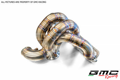 KIT COLLETTORE 75 CON ATTACCO TURBO TIAL E WASTEGATE A RIENTRO MV-S, CON KIT DOWNPIPE