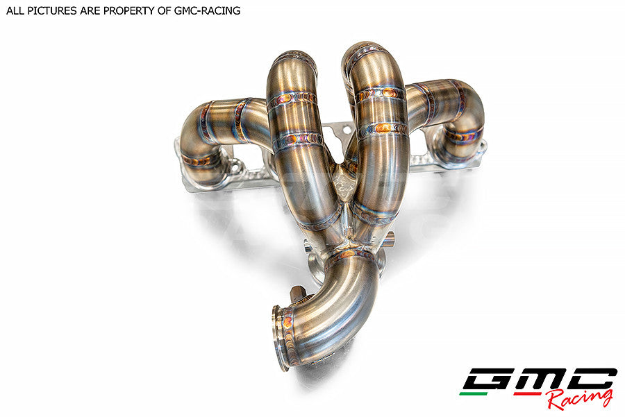 KIT COLLETTORE 75 CON ATTACCO TURBO TIAL E WASTEGATE A RIENTRO MV-S, CON KIT DOWNPIPE