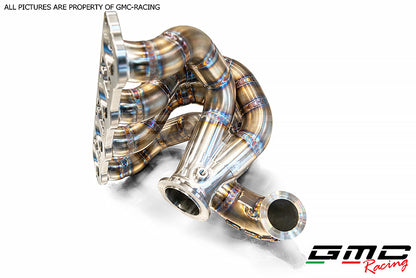 KIT COLLETTORE 75 CON ATTACCO TURBO TIAL E WASTEGATE A RIENTRO MV-S, CON KIT DOWNPIPE