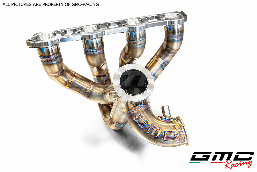 KIT COLLETTORE 75 CON ATTACCO TURBO TIAL E WASTEGATE A RIENTRO MV-S, CON KIT DOWNPIPE