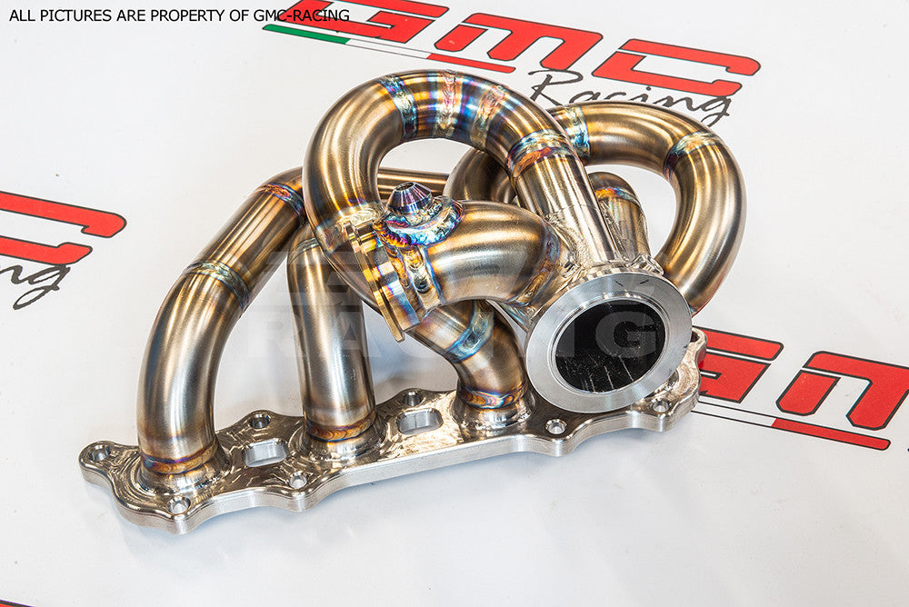 KIT COLLETTORE ATTACCO TURBO SERIE G CON WASTEGATE ESTERNA CON KIT DOWNPIPE