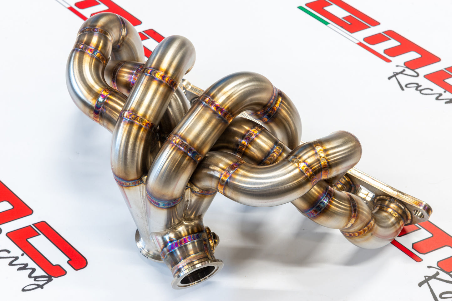 KIT COLLETTORE INOX PER SUPRA MK4 CON ATTACCO TURBO V-BAND, KIT DOWNPIPE E WASTEGATE ESTERNA