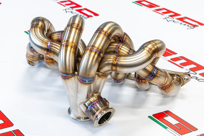 KIT COLLETTORE INOX PER SUPRA MK4 CON ATTACCO TURBO V-BAND, KIT DOWNPIPE E WASTEGATE ESTERNA