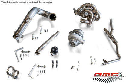KIT TURBO 1.4 T-JET PER ABARTH, FIAT, ALFA, LANCIA 310-350cv CON WASTEGATE ESTERNA