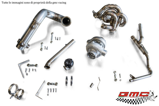 KIT TURBO 1.4 T-JET PER ABARTH, FIAT, ALFA, LANCIA 310-350cv CON WASTEGATE ESTERNA