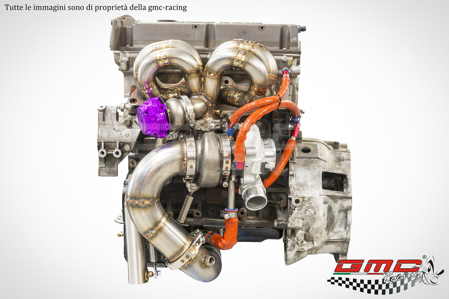 KIT TURBO PER MITSUBISHI LANCER EVO VI-VII-VIII-IX PER POTENZE FINO A 500cv CON WASTEGATE ESTERNA