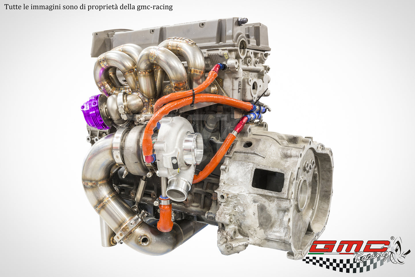 KIT TURBO PER MITSUBISHI LANCER EVO VI-VII-VIII-IX PER POTENZE FINO A 500cv CON WASTEGATE ESTERNA